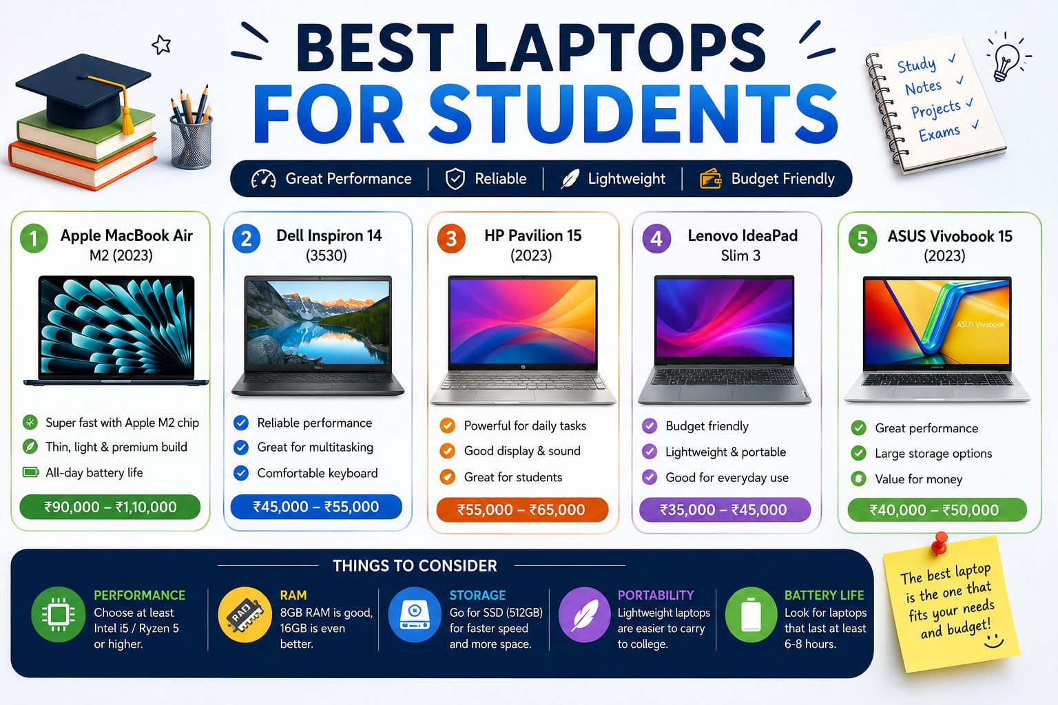 best laptops for students