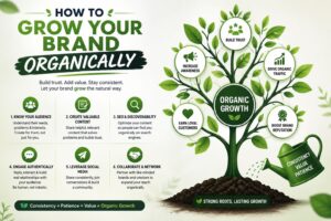 grow your brand in an organic way